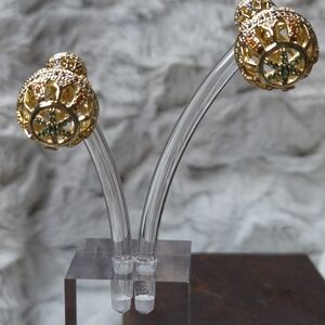 Gold and Green Decorative Floral Stems